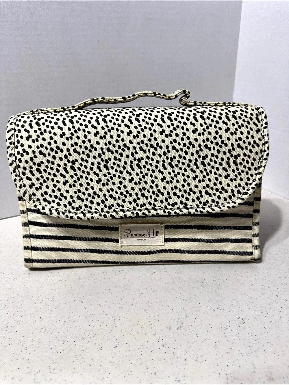 Primrose Hill Striped & Animal Print Cosmetic Bag